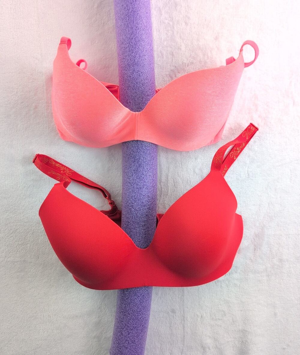 Victoria's Secret / Victoria's Secret PINK Bundle (2) TShirt/LightLift Bras 34DD